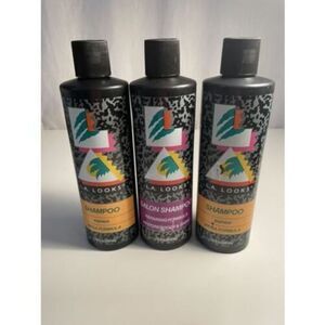Vintage Shampoo-LA Looks-90’s Papaya Salon Repairing New Never Used Rare HTF.
